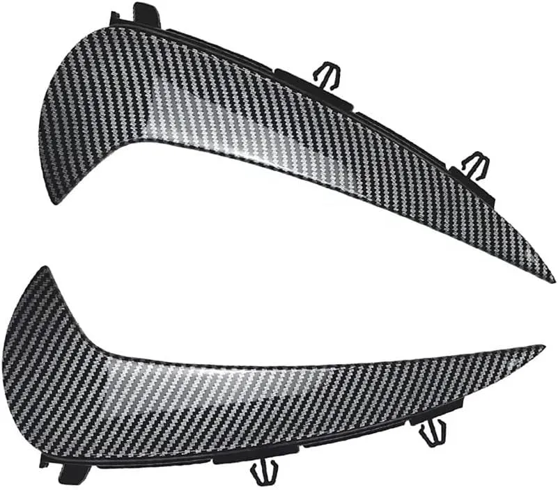 2pcs Rear Bumper Spoiler Side Canard Splitter Compatible for Mercedes Benz GLC Class X254 AMG Line GLC260 GLC300 2023(Carbon Fiber Black)