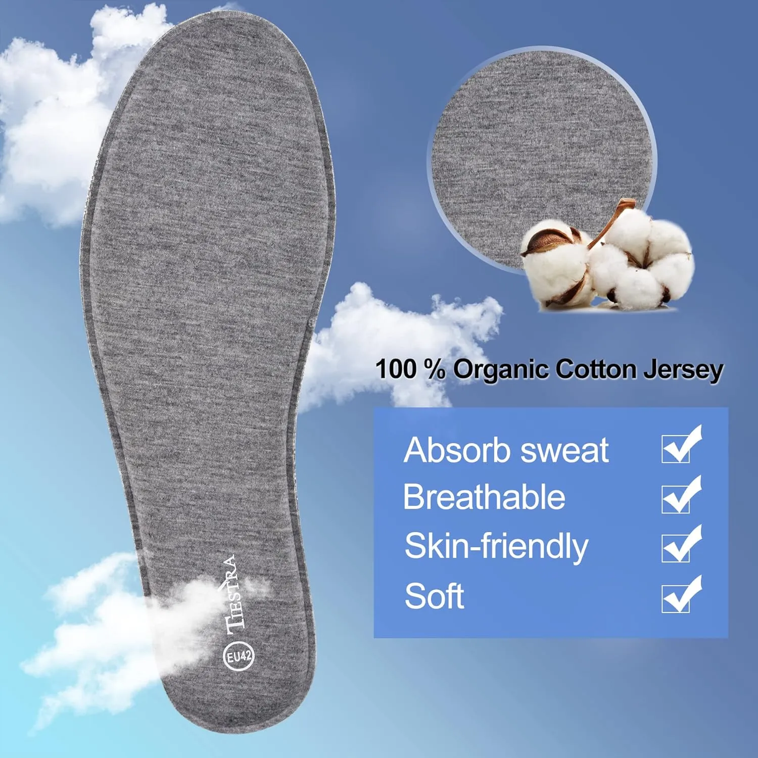 3 Pair -Shoe Inserts for Mens Memory Foam Insoles,Replacement Insoles for Work Boots Running Shoes, Cushion Shock Absorbing for Foot Pain Relief, Comfort Breathable Inner Soles Grey 46EU,US13