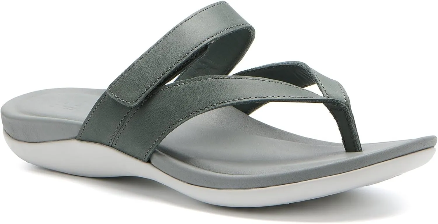 ABEO Oasis Thong Sandals For Women | Arch Support Sandals | Built-In Orthotic Insole | Plantar Fasciitis Pain Relief