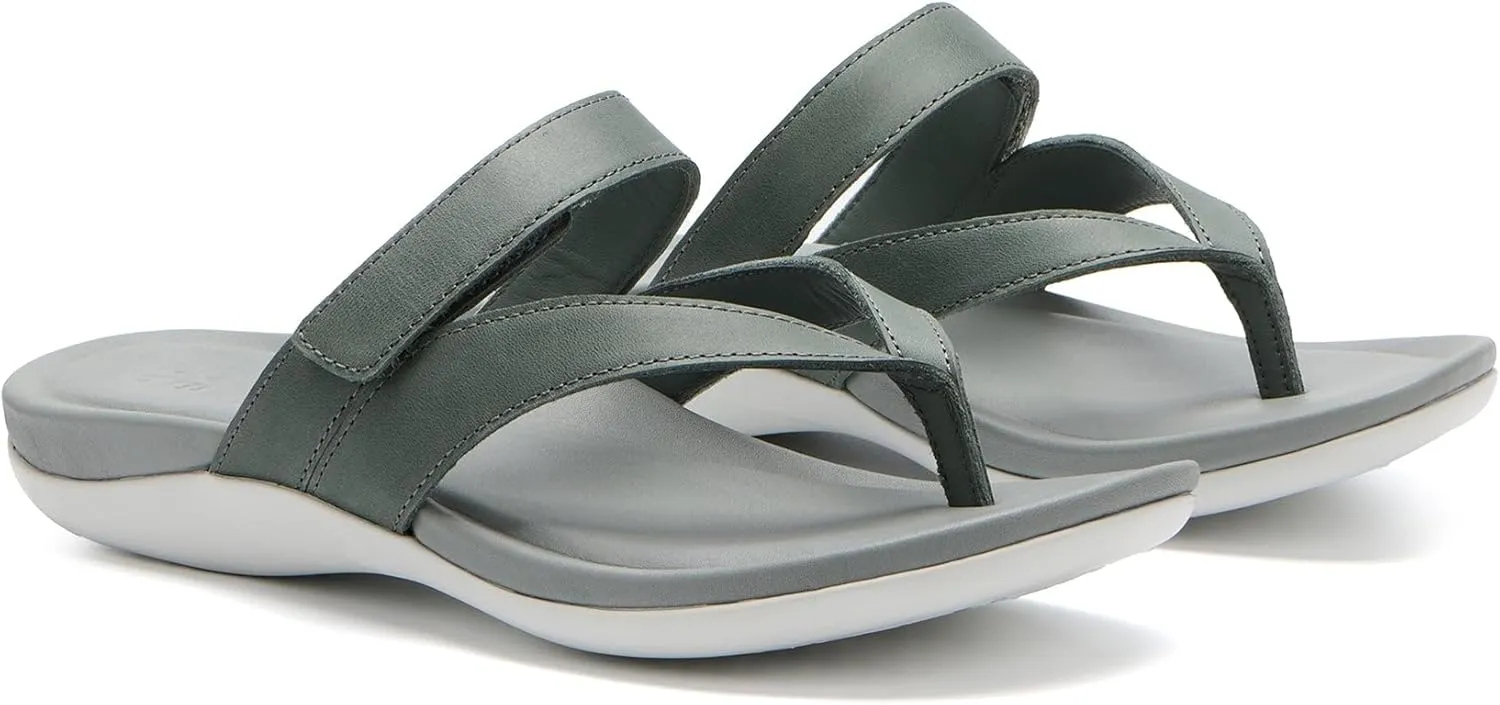 ABEO Oasis Thong Sandals For Women | Arch Support Sandals | Built-In Orthotic Insole | Plantar Fasciitis Pain Relief