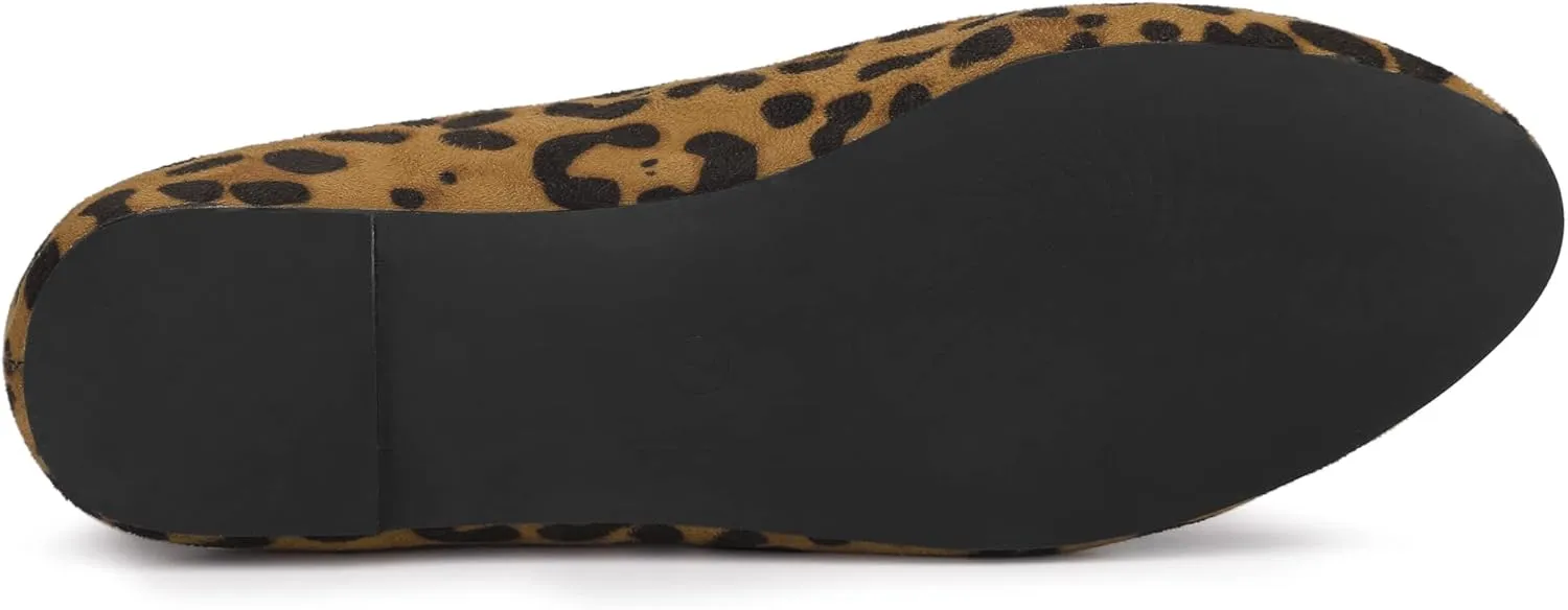 Allegra K Women's Round Toe Slip on Ballet Flats Shoes