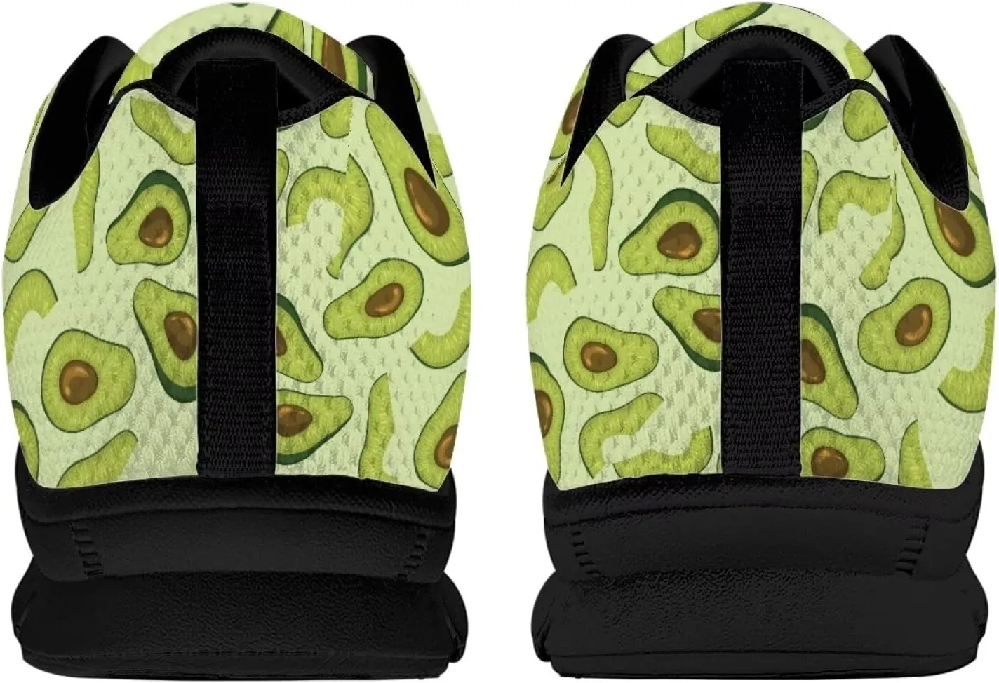 AmzPrint Women's Athletic Walking Shoes Illustraction Print Colorful Running Shoes for Women Casual Mesh Sneakers