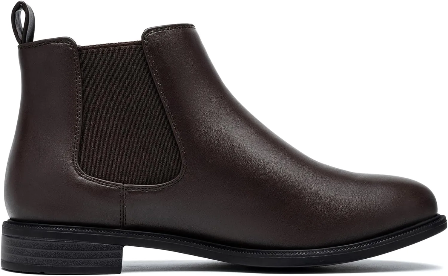 ANJOUFEMME Womens Fall Flat Chelsea Boots, Classic Comfortable Short Ankle Boots, Fashion Dress Booties