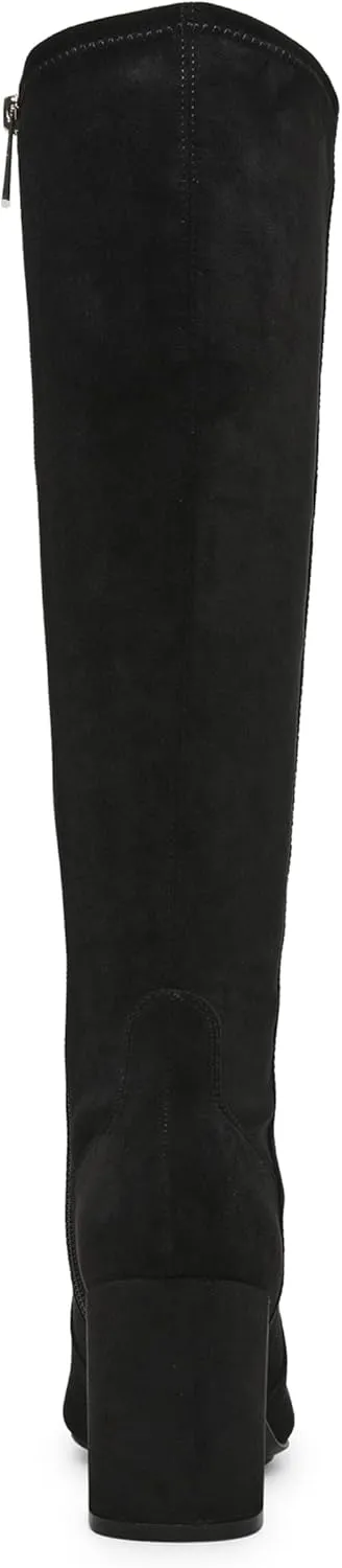 Anne Klein Womens Barnard Zip Up Slip On Knee-High Boots