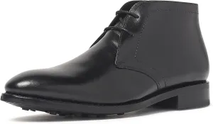 Anthony Veer Wilson Chukka Boots for Men | Pull-up Dress Boot | Goodyear Welt Construction | Durable Rubber Outsole & Cushioned Footbed | Full Grain Calfskin Leather/Suede Upper