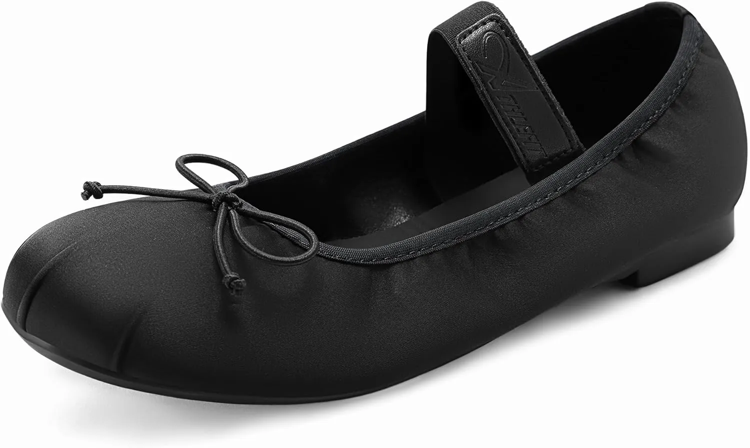 Athlefit Ballet Flats Shoes for Women Mary Jane Flats Bow Dressy Comfortable Round Toe Slip On Ballerina Flat Shoes