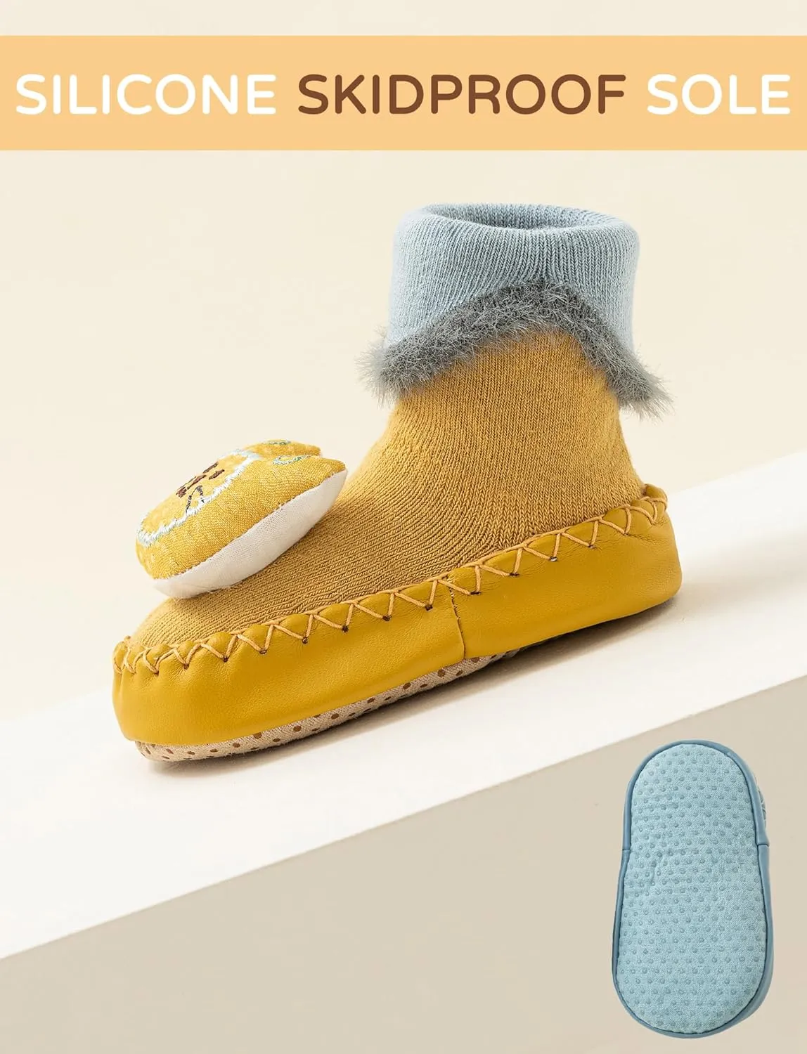 Baby Shoes Infant Socks Shoes Kids Toddler First Walking Slipper Sneakers