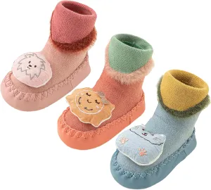 Baby Shoes Infant Socks Shoes Kids Toddler First Walking Slipper Sneakers