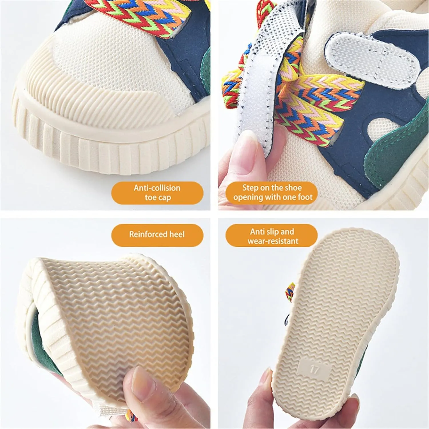 Baby Shoes with Bow Toddler Baby Girl’s Slip on Platform Sneaker Shoes Fashion Low-Top Tennis Sneakers