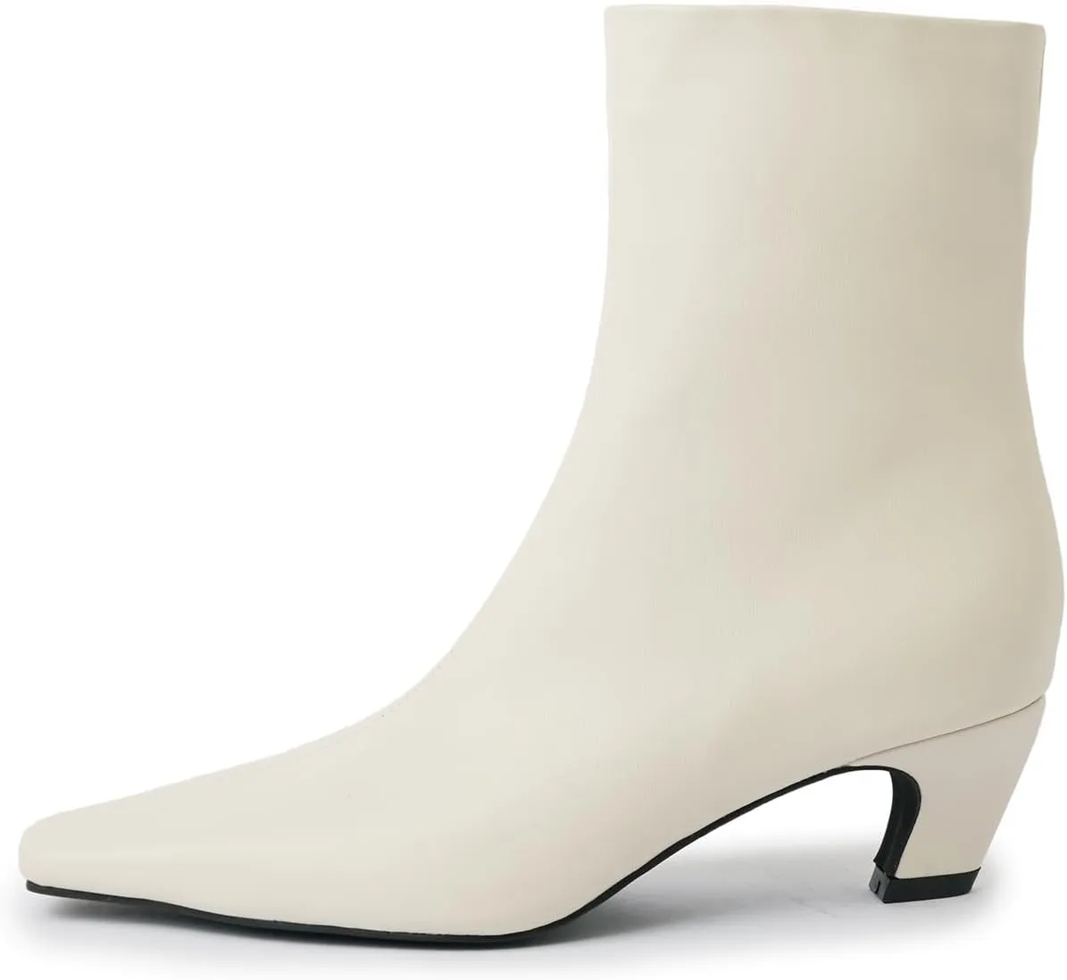 Beauty Cry Women's Booties Kitten Low Heel Square Toe Ankle Boots