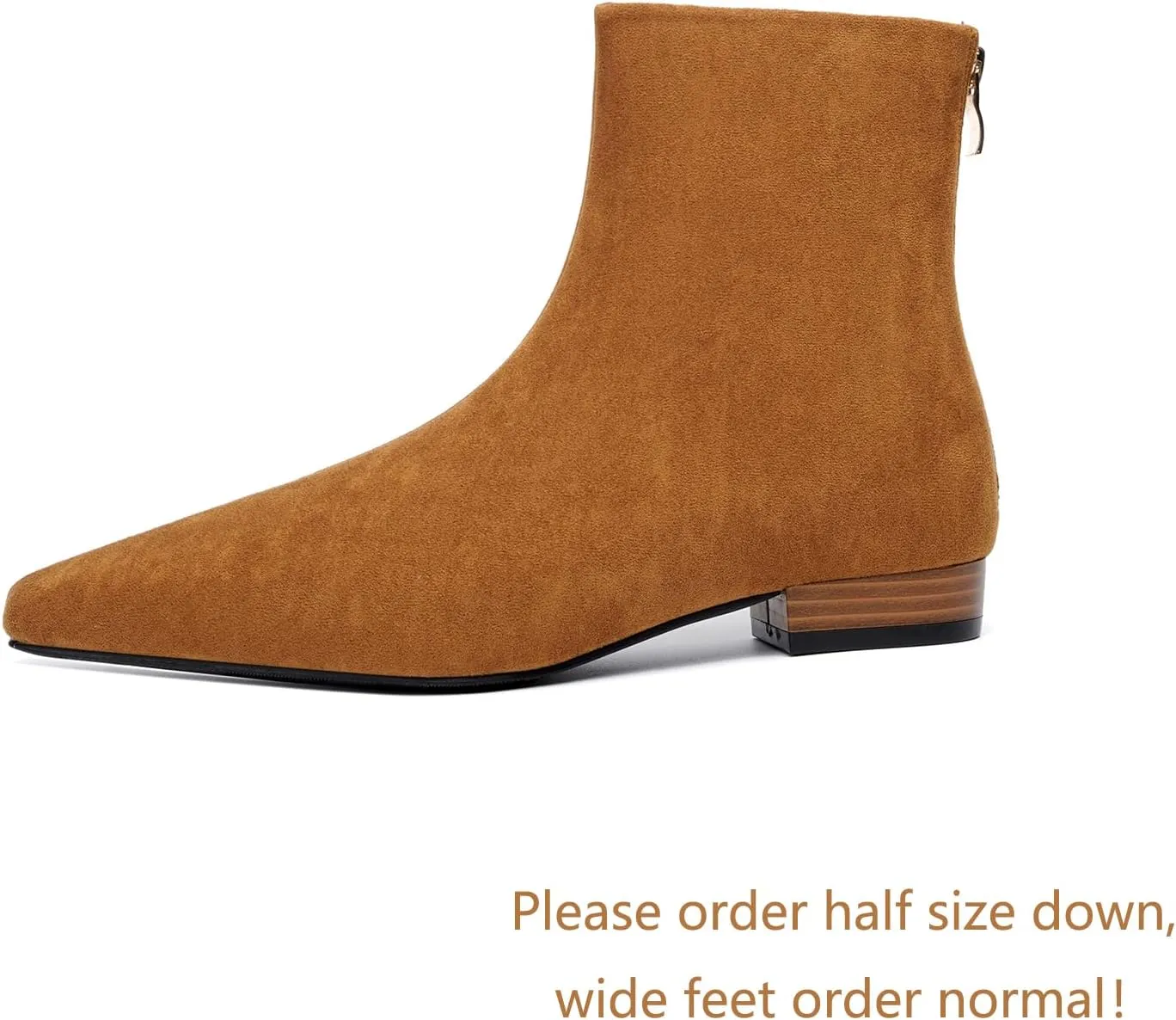 Beauty Cry Women's Booties Low Heel Square Toe Ankle Boots