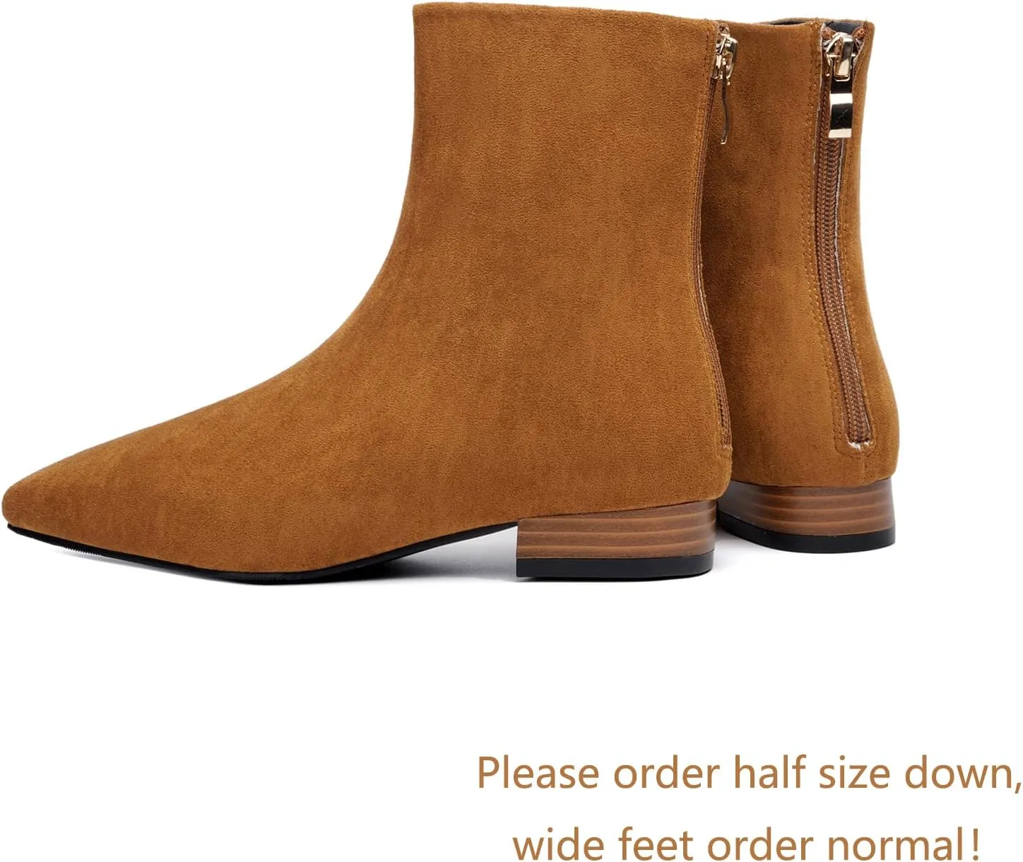 Beauty Cry Women's Booties Low Heel Square Toe Ankle Boots
