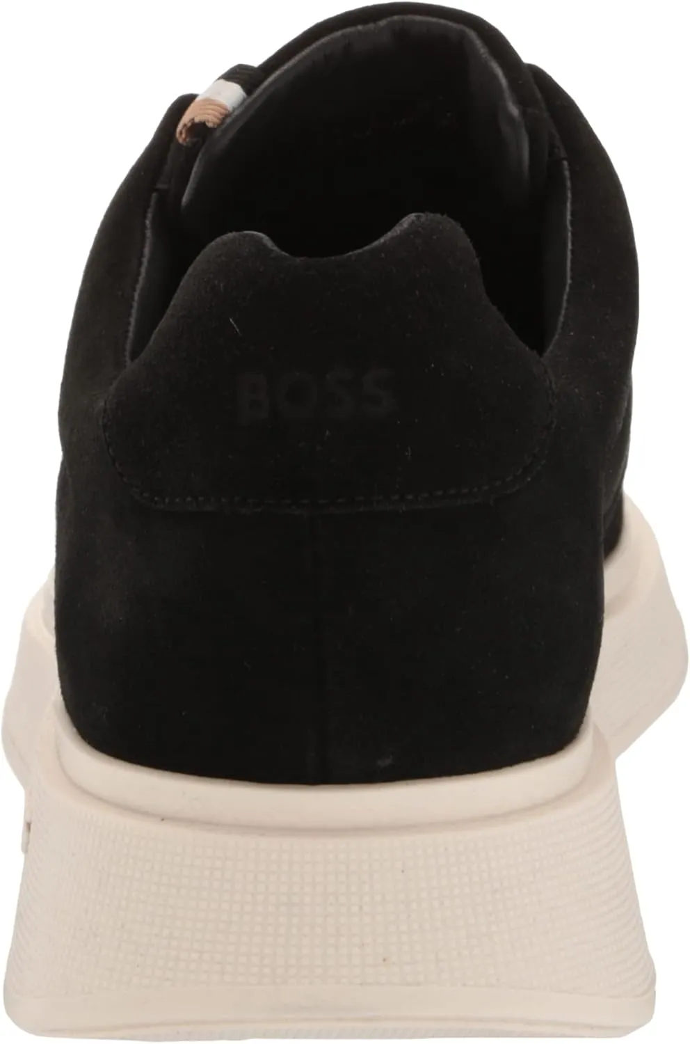 BOSS Men's Suede Sneakers with Rubber Sole