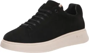 BOSS Men's Suede Sneakers with Rubber Sole