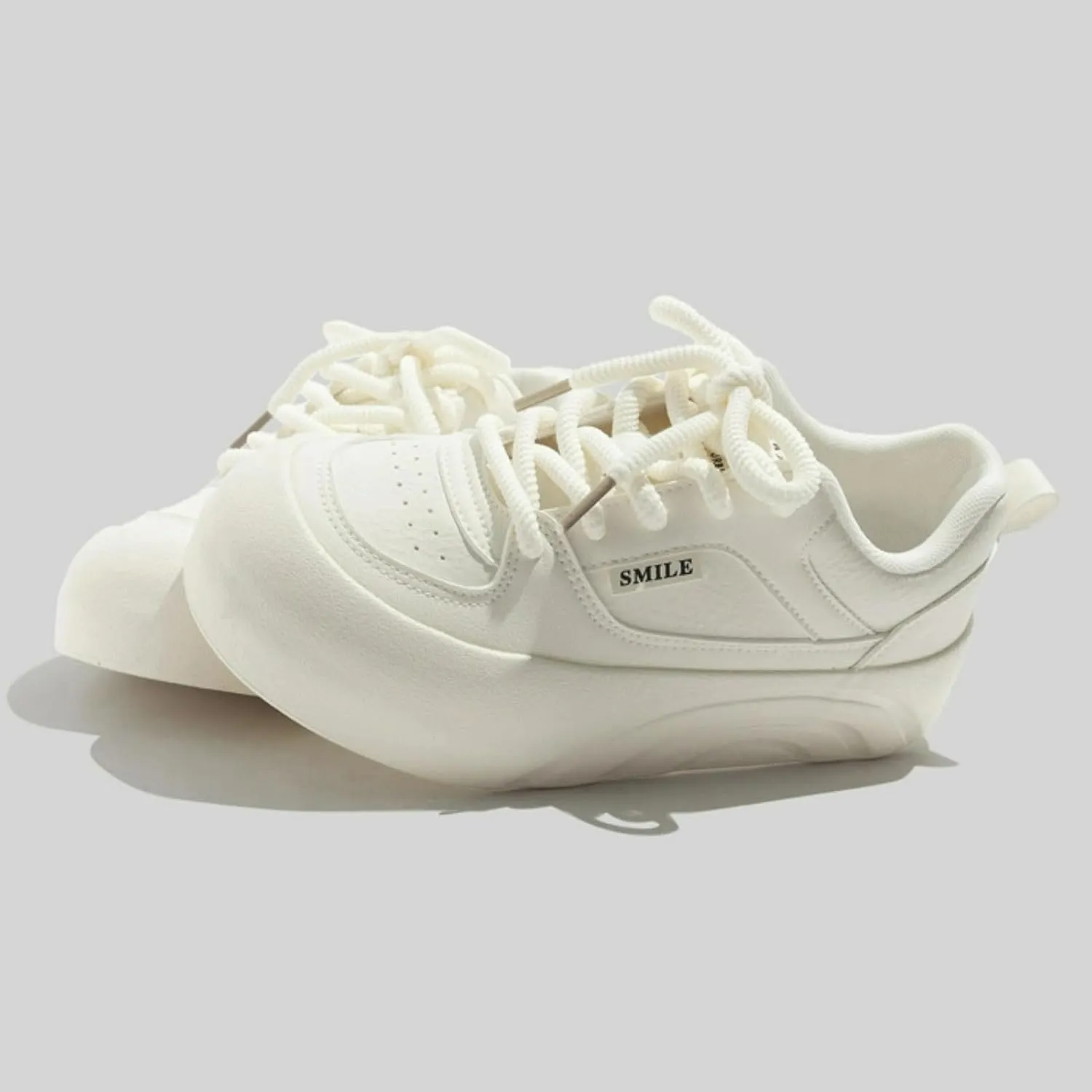 Bowknot Flower Chunky Platform Sneakers Women Cute Y2K Aesthetic 1.4" Height Increase Casual Outfit Spring Summer Walking Shoes