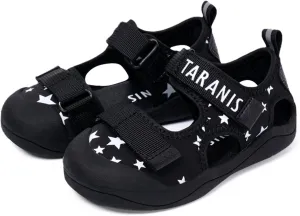 Boy and Girl Toddler Summer Sandals Lightweight Summer Sandals Closed-Toe Stars Shoes with Hook and Loop