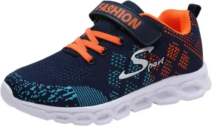 Boy Walking Shoes Comfortable School Sneakers Jogging Running Sneakers Basketball Falt Running Tennis Sports Athletic Mesh Preppy Style Indoor Outdoor Gym for Girl's Football Hiking