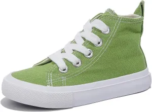 Boys & Girls High Top lace-up Kids' Espadrcanvas Shoes Back-to-School Season Little White Shoes Teen Classic Kids' Sneakers Tennis Shoes Baby Skate Shoes