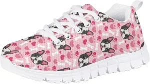 Boys and Girls Cute Cat Dog Print Running Tennis Shoes School Daily Casual Sneakers