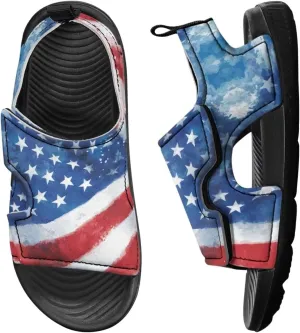 Boys Girls Sandals Open-Toe Summer Outdoor Unisex Child Sport Sandals Athletic Lightweight Water Hiking Shoes
