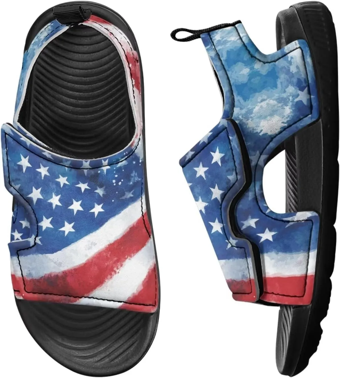 Boys Girls Sandals Open-Toe Summer Outdoor Unisex Child Sport Sandals Athletic Lightweight Water Hiking Shoes