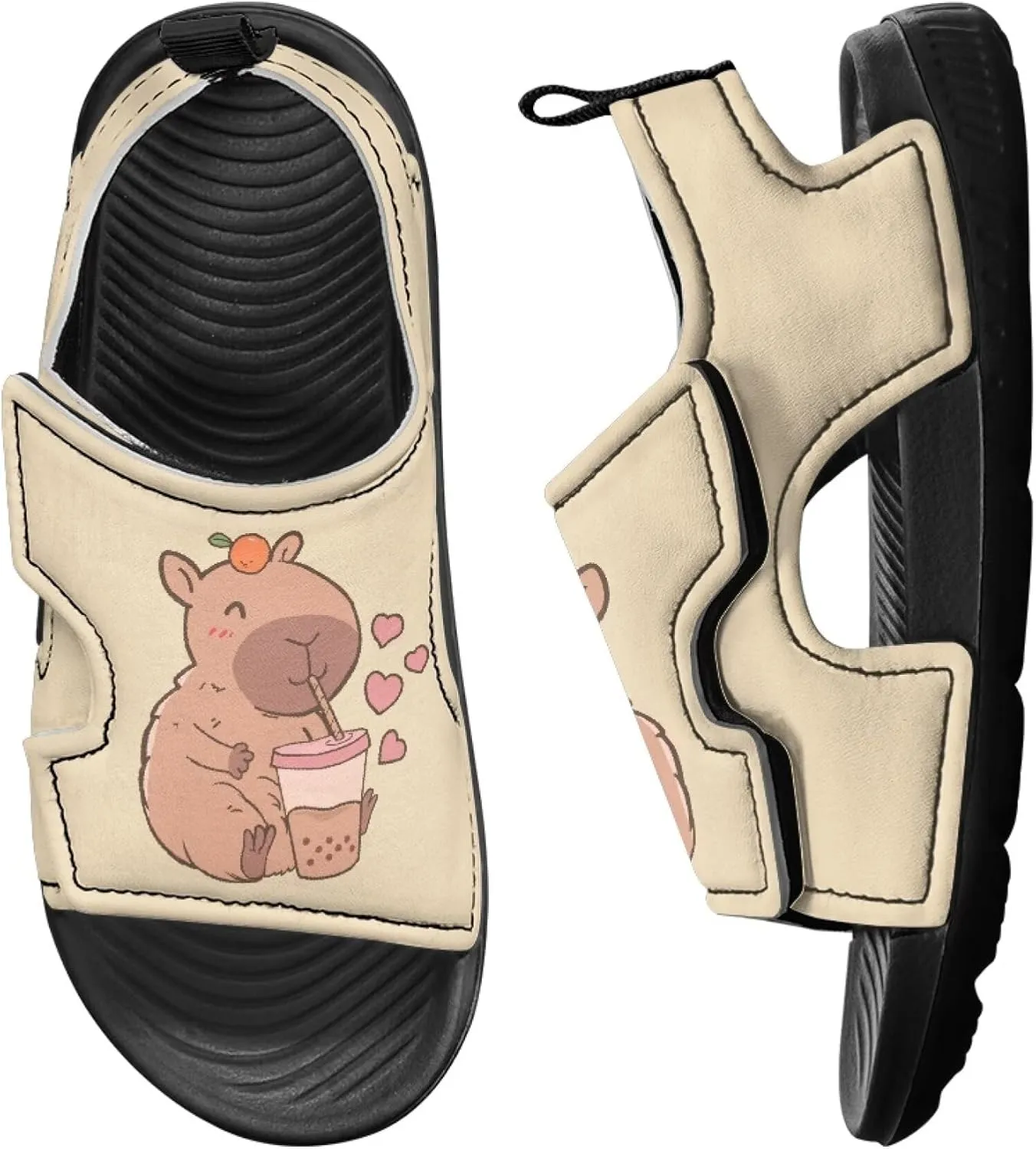 Boys Sandals Open Toe Toddler Sandals Boys Adjustable Little Big Kids