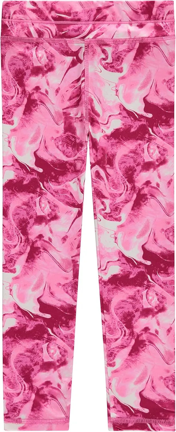 BTween Girls’ 4 Pack Leggings Set, Exercise, Sports Tights with Wide Waistband for Girls