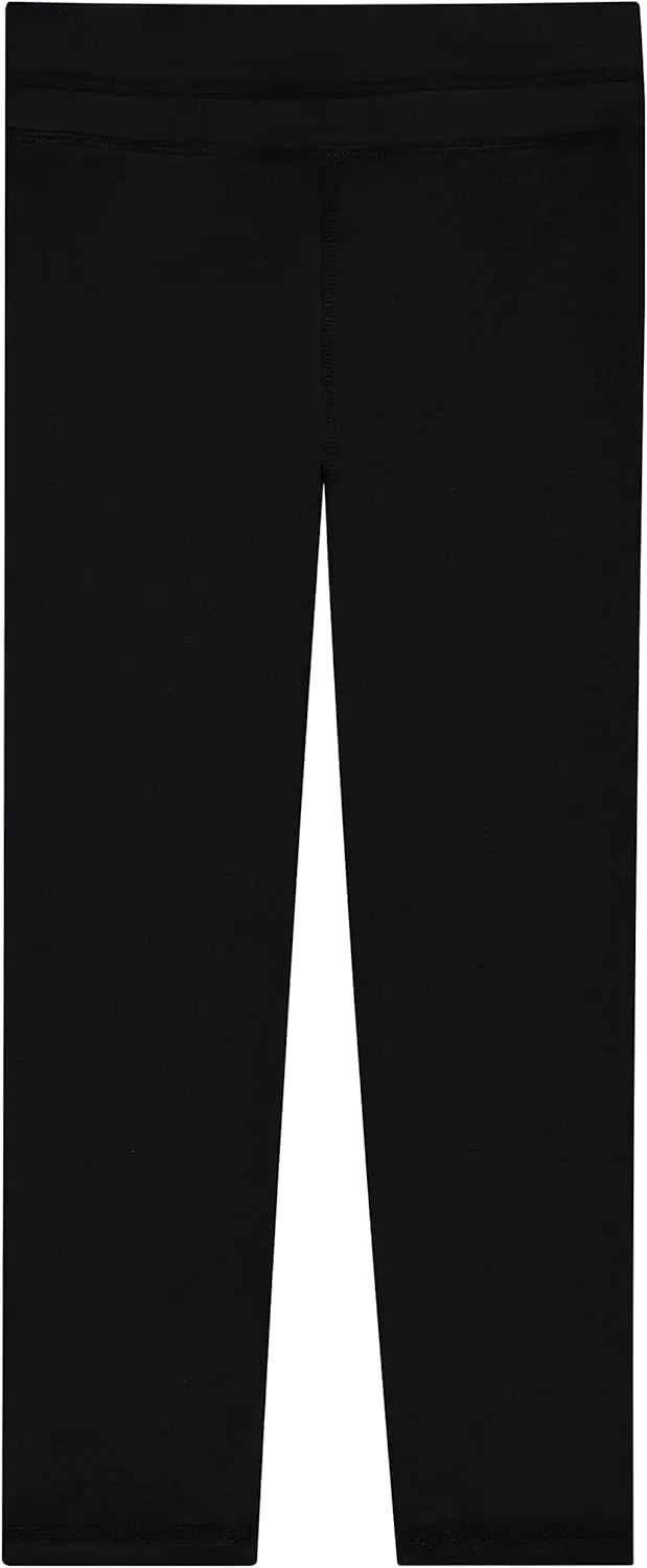 BTween Girls’ 4 Pack Leggings Set, Exercise, Sports Tights with Wide Waistband for Girls