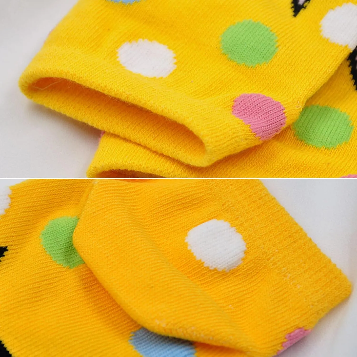 CaiDieNu Women's Animal Toe Socks - Cotton Five Finger Colorful Funny Casual Crew Socks for Ladies