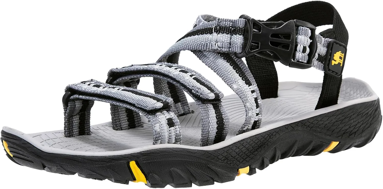 CAMEL CROWN Hiking Sandals for Women Outdoor Sports Sandals Open Toe Athletics Sandals Braided Tape Walking Sandal