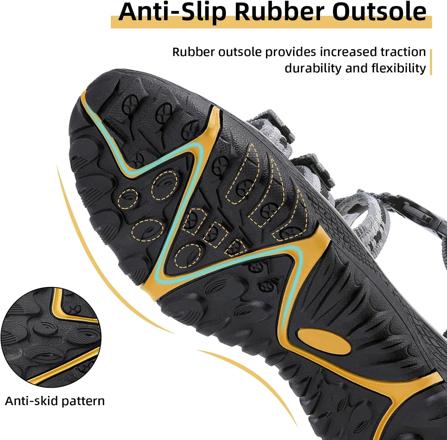 CAMEL CROWN Hiking Sandals for Women Outdoor Sports Sandals Open Toe Athletics Sandals Braided Tape Walking Sandal