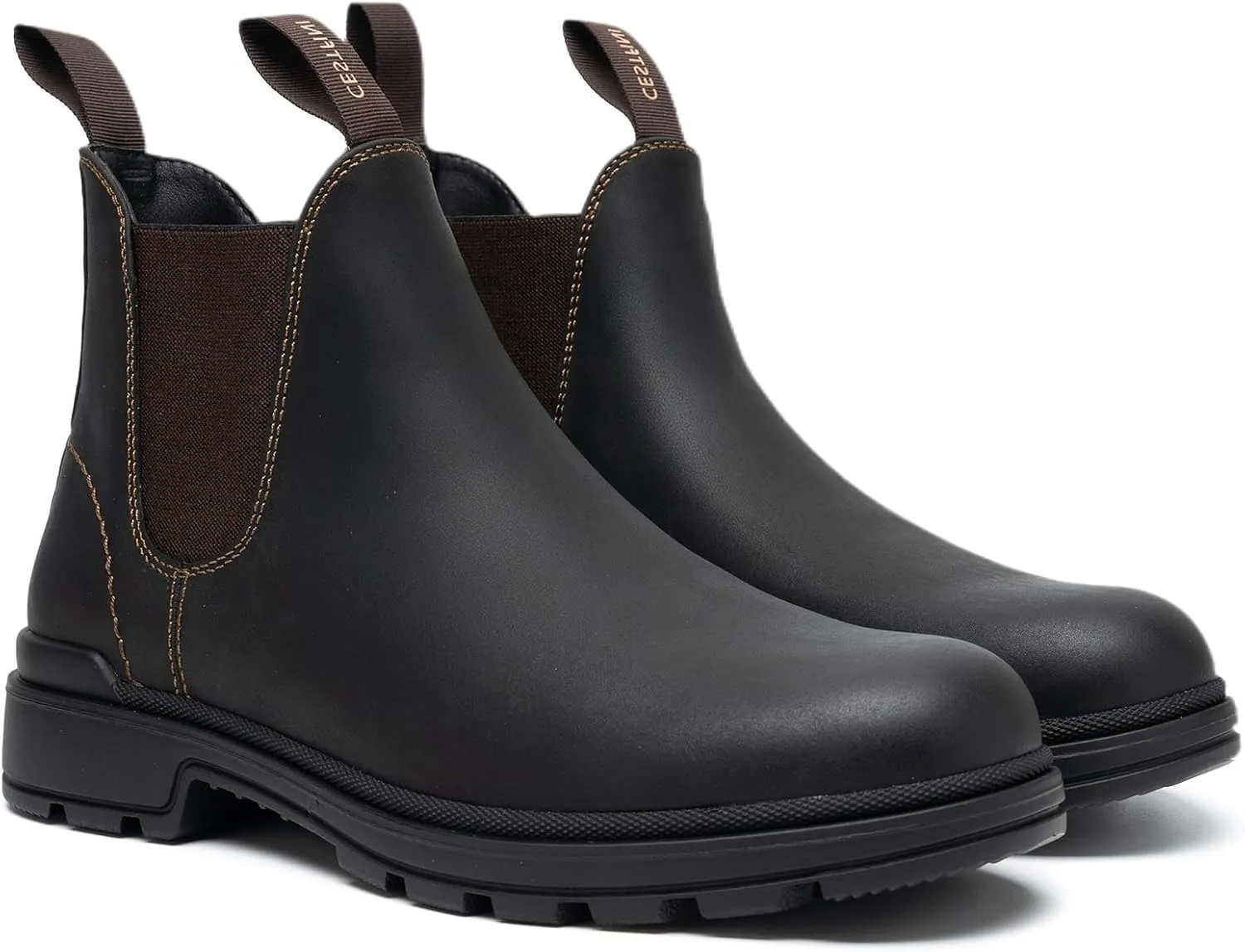 Cestfini Mens Slip On Chelsea Boots