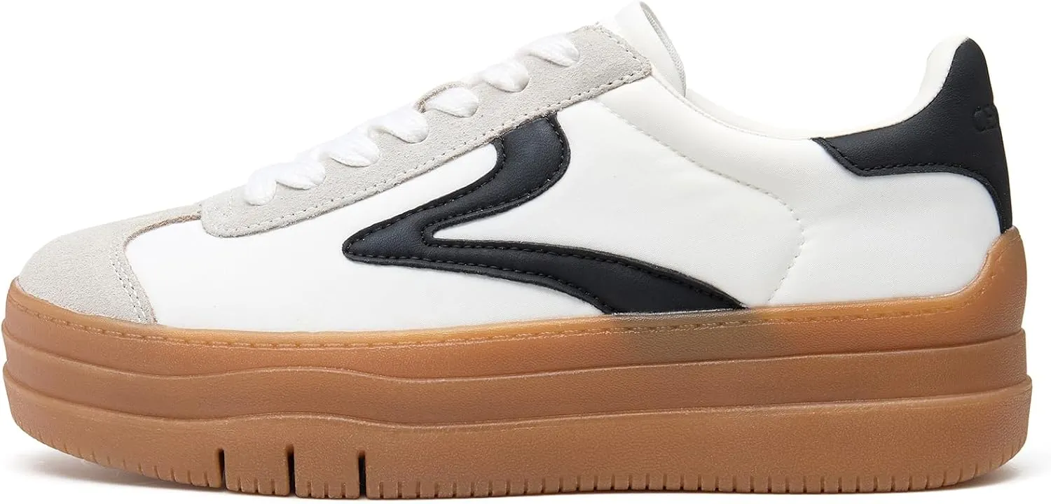 Cestfini Platform Sneakers for Women Fashion Sneakers Comfortable Tennis Shoes Casual Walking Shoes