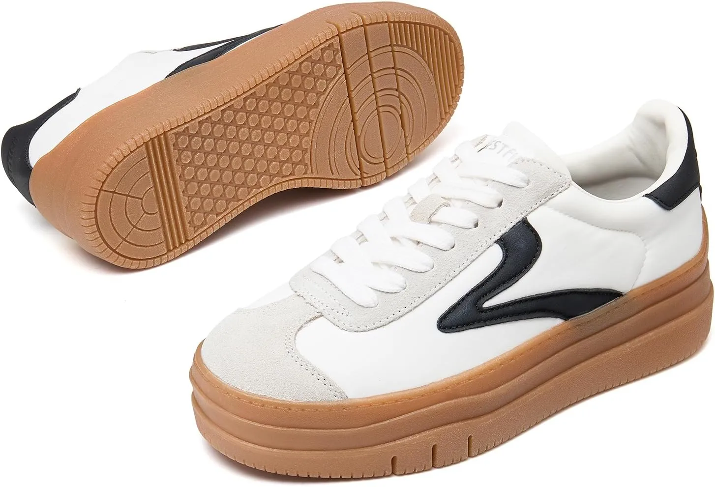 Cestfini Platform Sneakers for Women Fashion Sneakers Comfortable Tennis Shoes Casual Walking Shoes