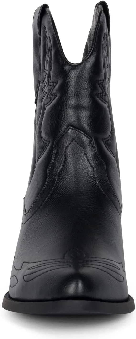 Chariot & Co -Susan- Womens Cowboy Cowgirl Western Ankle Booties Pointed Toe Boots