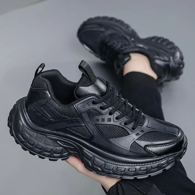 Chunky Sneakers for Men, Fashion Platform Sneakers Dad Shoes for Men, Casual Lace-up Walking Shoes