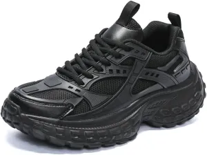 Chunky Sneakers for Men, Fashion Platform Sneakers Dad Shoes for Men, Casual Lace-up Walking Shoes