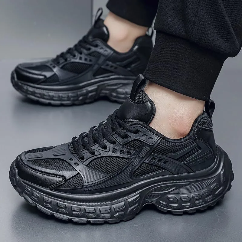 Chunky Sneakers for Men, Fashion Platform Sneakers Dad Shoes for Men, Casual Lace-up Walking Shoes