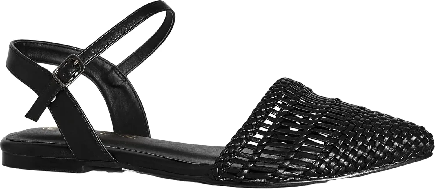 City Chic Women's Wide Fit Rosalie Flat Slipper