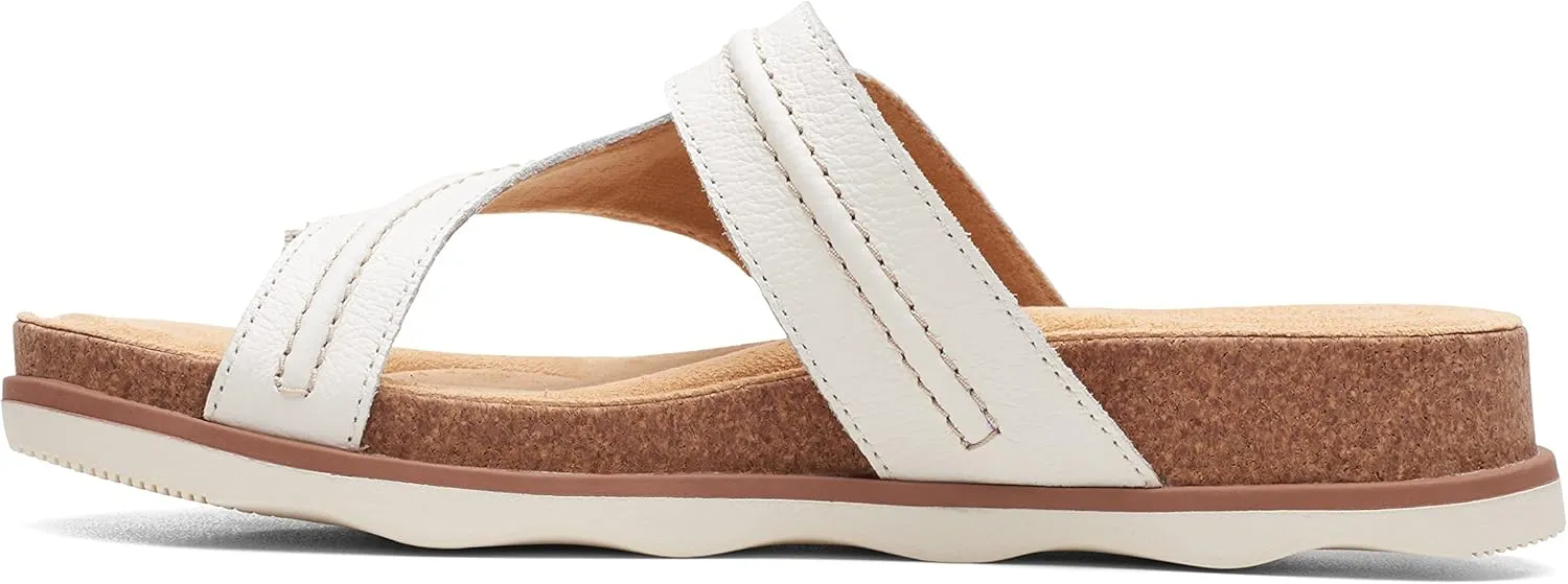 Clarks Womens Bryn Comfort Insole Slip On Thong Sandals