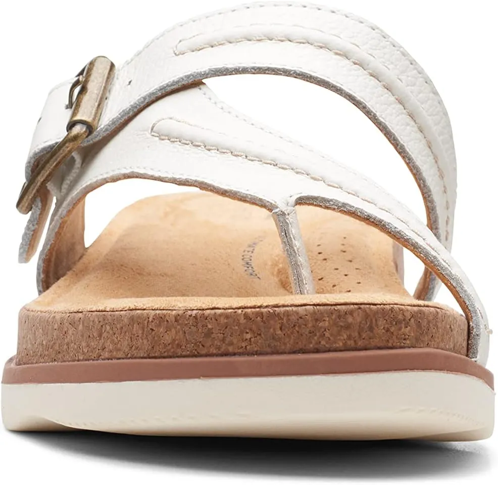 Clarks Womens Bryn Comfort Insole Slip On Thong Sandals