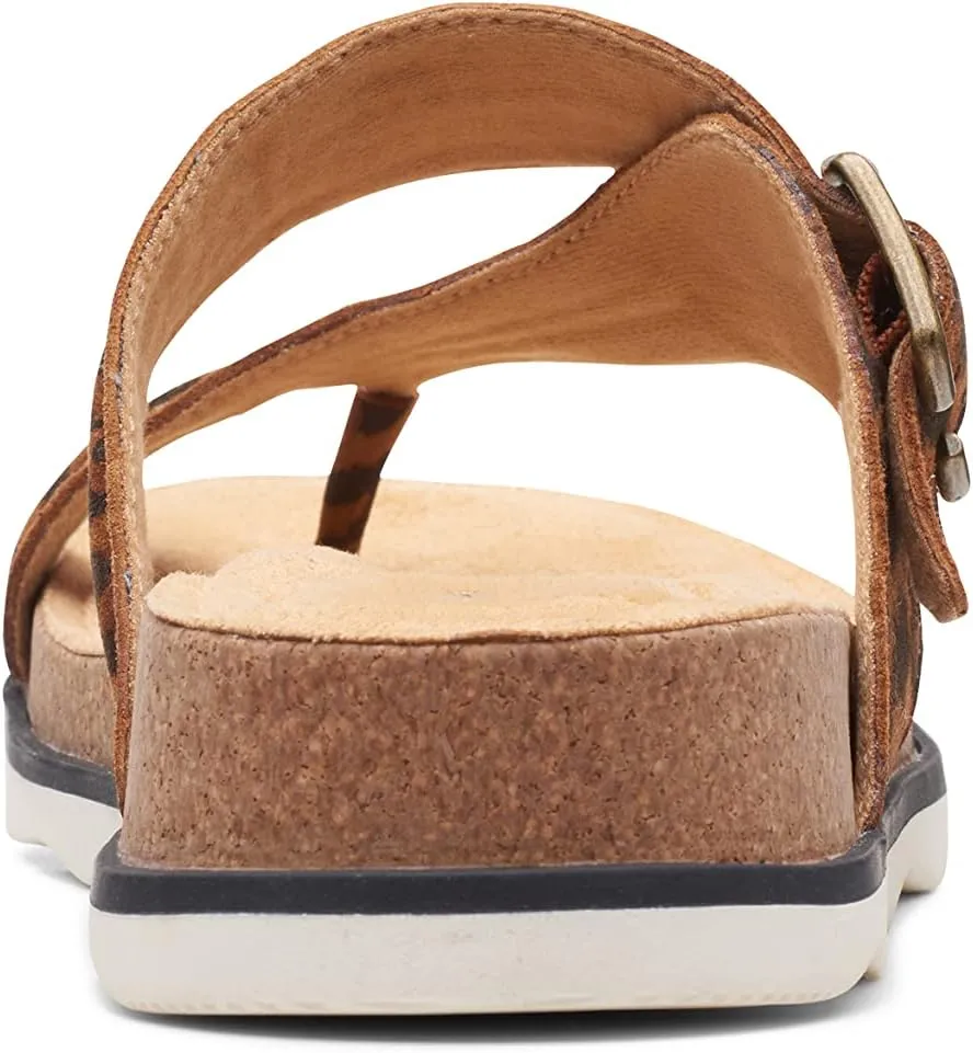 Clarks Womens Bryn Comfort Insole Slip On Thong Sandals