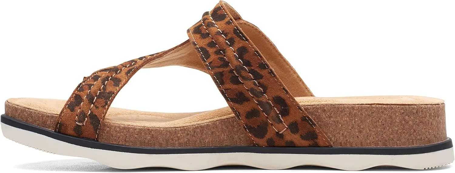 Clarks Womens Bryn Comfort Insole Slip On Thong Sandals