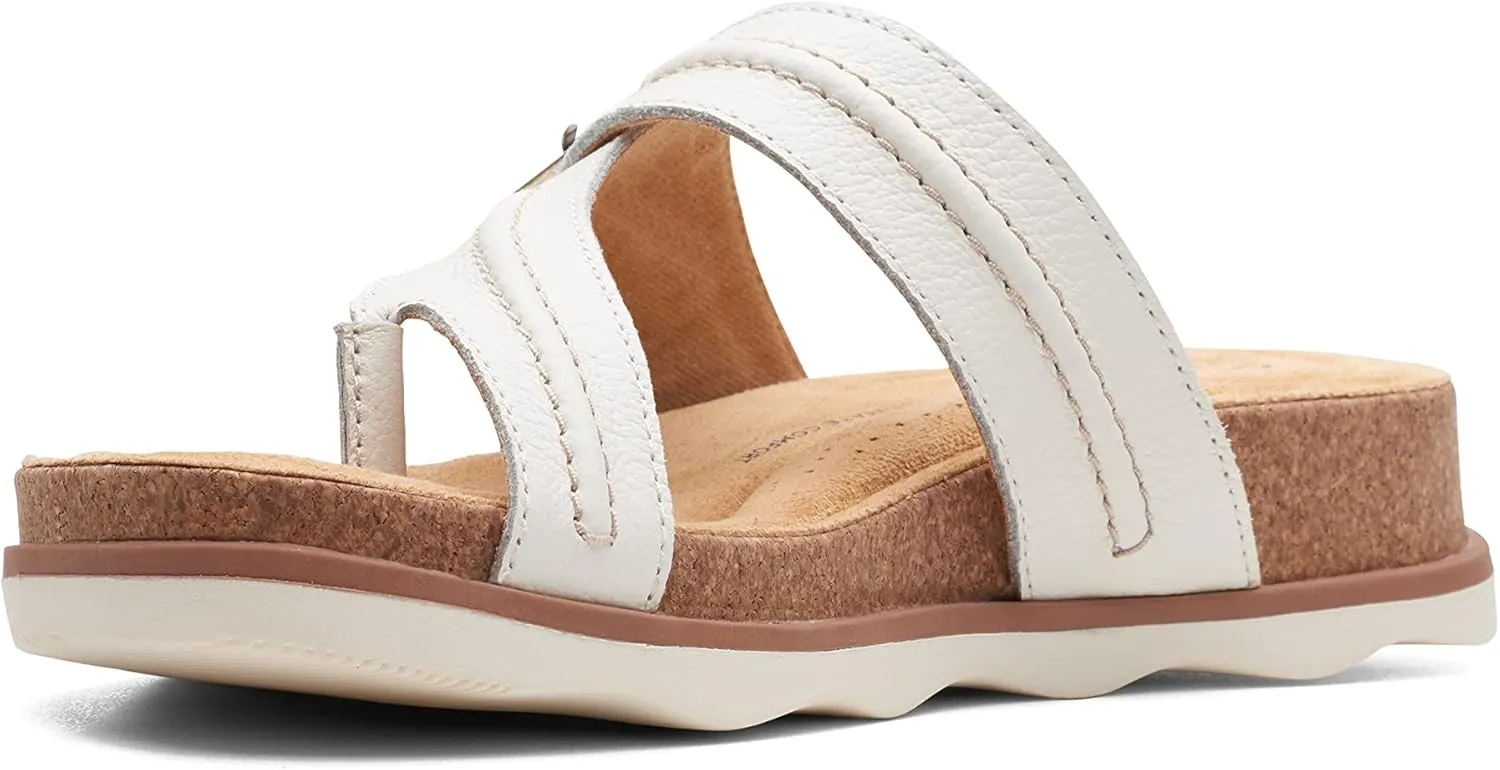 Clarks Womens Bryn Comfort Insole Slip On Thong Sandals