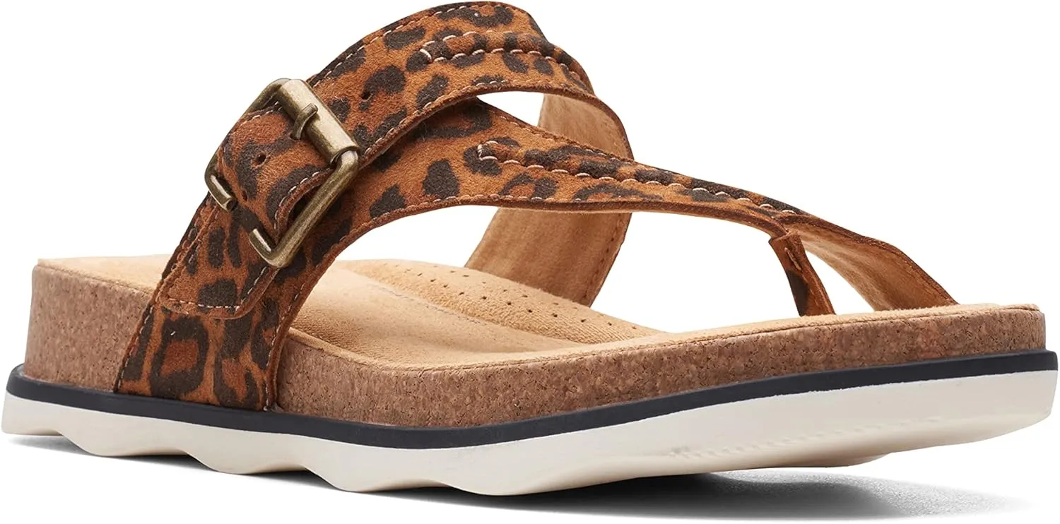 Clarks Womens Bryn Comfort Insole Slip On Thong Sandals