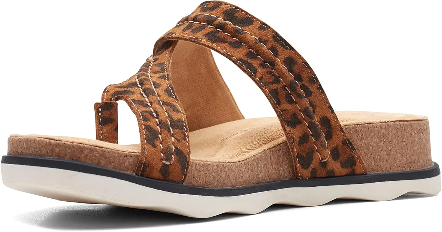 Clarks Womens Bryn Comfort Insole Slip On Thong Sandals
