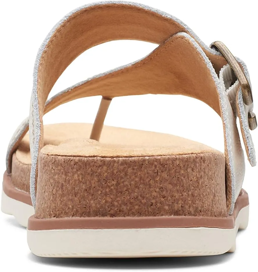 Clarks Womens Bryn Comfort Insole Slip On Thong Sandals
