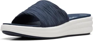 Clarks Womens Drift Petal Cushioned Footbed Slide Sandals
