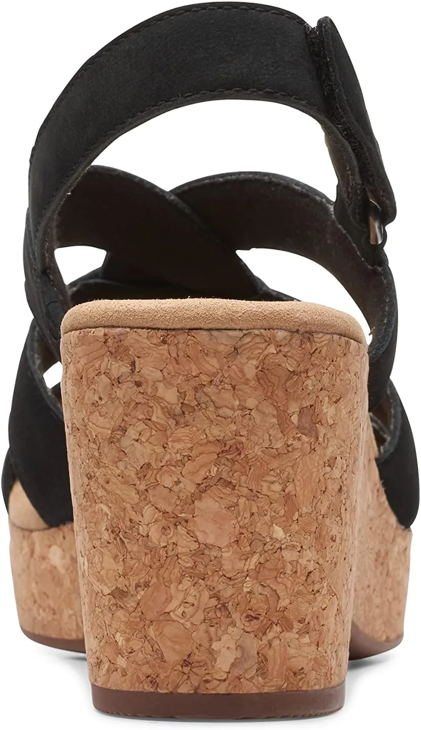 Clarks Womens Giselle Beach Suede Wedge Sandals