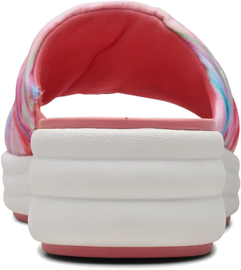 Clarks Womens Slip On Open Toe Slide Sandals